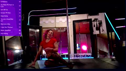 Snapshot of angelsparkle80 chatting on 03-15-26, 06:19 Madison Marie online show from 03-15-26, 06:19