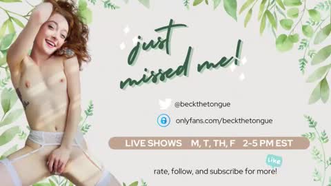 Beck the tongue online show from 10-27-25, 06:39