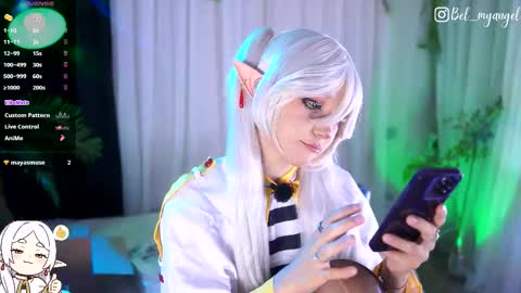 In instagran bel myangel online show from 03-31-26, 06:30