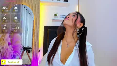 Coraline connected from 10 pm to 6 am Colombia time online show from 04-04-26, 12:31