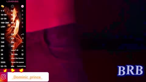 Snapshot of dominicprince chatting on 11-22-25, 10:58 DOMINIC PRINCE online show from 11-22-25, 10:58