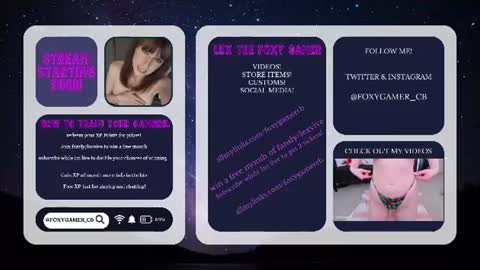 Lex Vive foxygamer cb online show from 06-13-26, 01:25