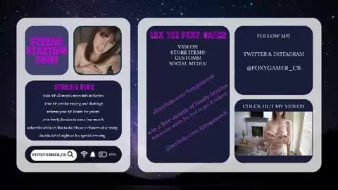 Lex Vive foxygamer cb online show from 06-24-26, 01:26