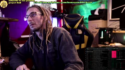 Honey and Bear online show from 01-30-25, 01:42