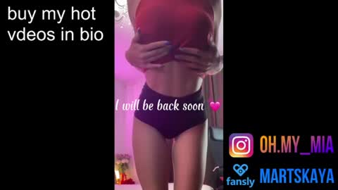 Snapshot of mia4sin chatting on 06-25-26, 10:20 Mia Martskaya online show from 06-25-26, 10:20