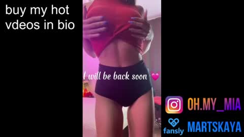 Snapshot of mia4sin chatting on 07-21-26, 08:27 Mia Martskaya online show from 07-21-26, 08:27