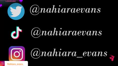 NAHIARA EVANS online show from 12-02-25, 08:04