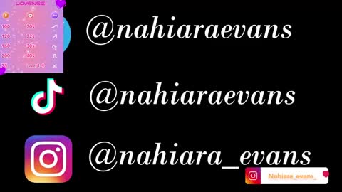 NAHIARA EVANS online show from 05-18-26, 10:43