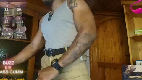 Snapshot of proudlyblack30 chatting on 06-17-26, 01:34 sergeant. online show from 06-17-26, 01:34