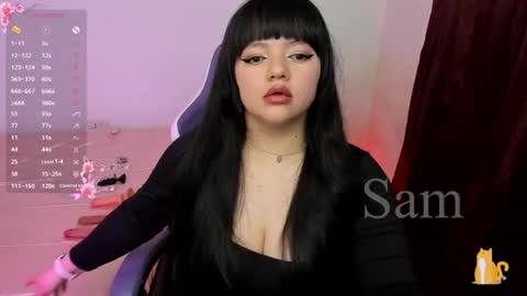 Snapshot of samantha__g chatting on 06-27-26, 02:38 Sam online show from 06-27-26, 02:38