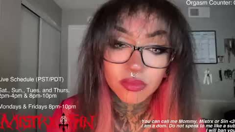 Mistrx Sin online show from 06-25-26, 10:58