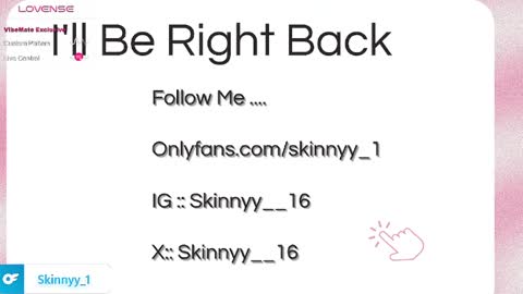 Skinnyy   online show from 05-13-26, 08:44