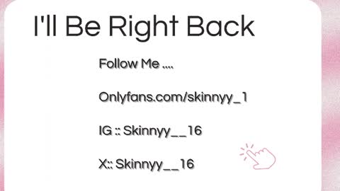Skinnyy   online show from 05-22-26, 08:21
