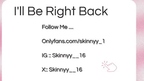 Skinnyy   online show from 07-13-26, 08:17
