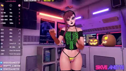 SkyeAnette online show from 10-25-25, 01:13