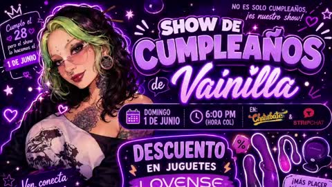 Vainilla Independent model online show from 05-23-26, 01:22