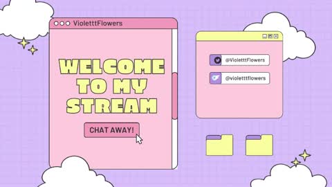 Snapshot of violetttflowers chatting on 04-26-26, 11:46 Violet Flowers online show from 04-26-26, 11:46