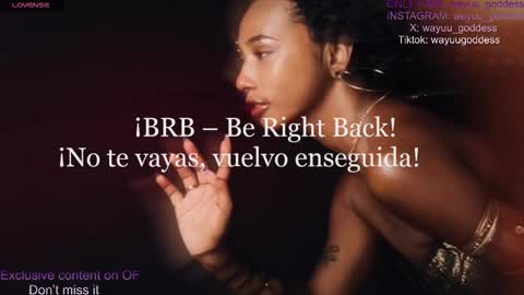 Snapshot of wayuu_goddess chatting on 03-13-26, 08:04 Wayuu Goddess 3 online show from 03-13-26, 08:04