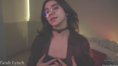 Snapshot of zarahlynch chatting on 01-12-26, 10:26 Miss Lynch Next show 2911 online show from 01-12-26, 10:26