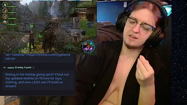 CryptidIndrid online show from 01-03-25, 08:54