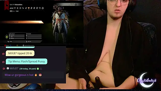 CryptidIndrid online show from 01-03-25, 11:55