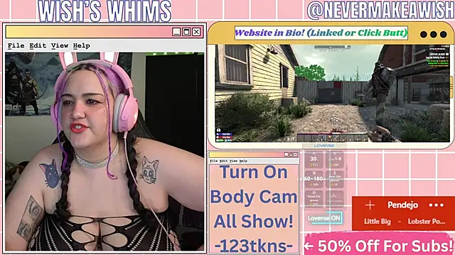 nevermakeawish online show from 05-14-26, 10:00