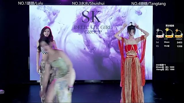 Snapshot of SK-001 chatting on 01-09-26, 12:19 SK-001 online show from 01-09-26, 12:19