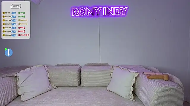Snapshot of princessromyindy chatting on 06-14-26, 07:38 princessromyindy online show from 06-14-26, 07:38