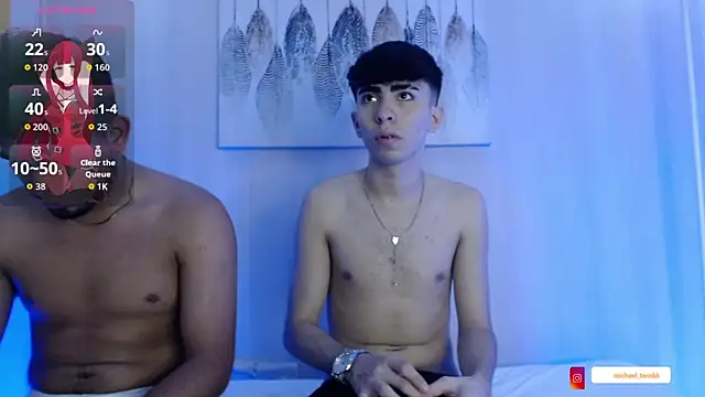 Snapshot of Michaell_and_twink chatting on 07-19-26, 10:24 Michaell and twink online show from 07-19-26, 10:24