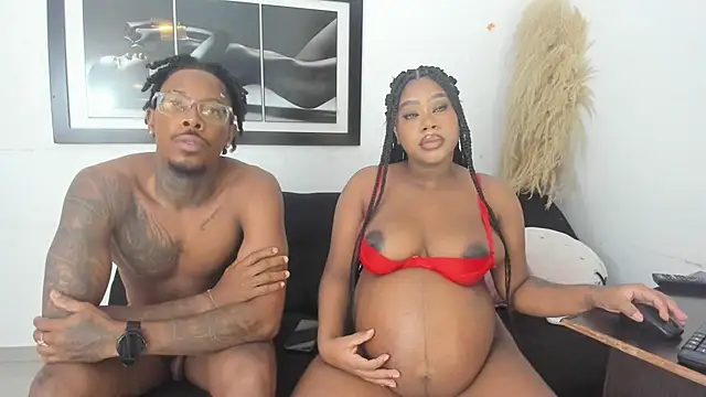 Snapshot of EbonnyDuoSexHard chatting on 05-19-26, 12:38 EbonnyDuoSexHard online show from 05-19-26, 12:38