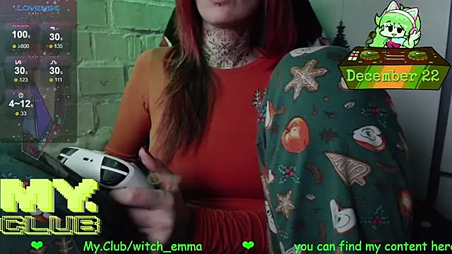 Witch Emma online show from 12-22-25, 08:39