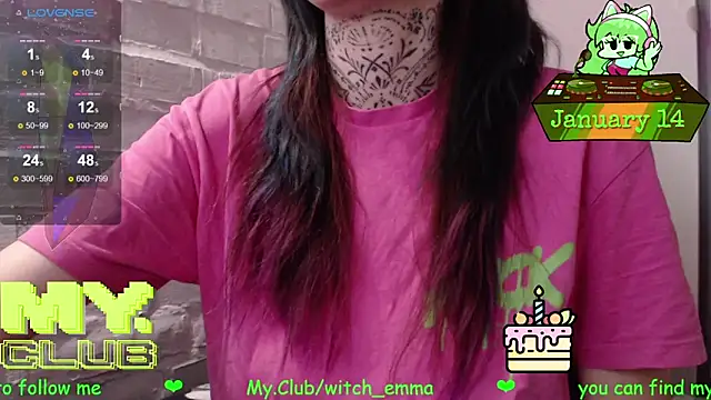 Witch Emma online show from 01-14-26, 10:10