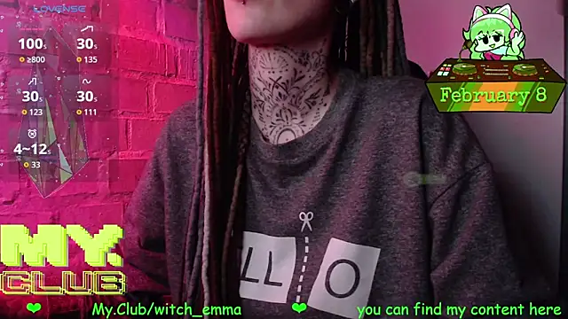 Witch Emma online show from 02-08-26, 07:17