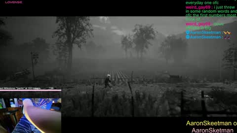 Snapshot of aaronskeetman chatting on 12-28-24, 01:17 Aaron Skeetman online show from 12-28-24, 01:17
