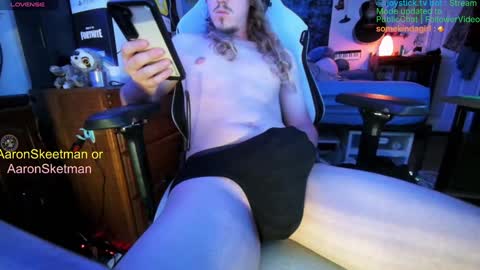 Snapshot of aaronskeetman chatting on 01-19-25, 02:59 Aaron Skeetman online show from 01-19-25, 02:59