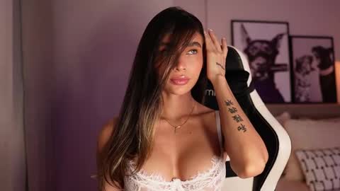 Snapshot of abril_w18 chatting on 11-24-25, 12:21 My name is Alexa. Please say hello I like to chat with you. If you have requests please use tip online show from 11-24-25, 12:21