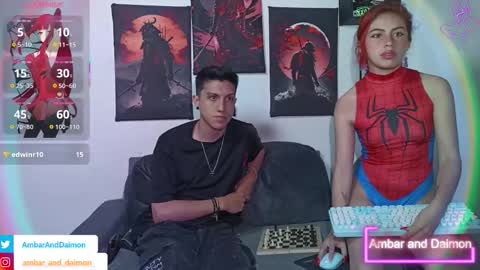 Snapshot of ambar_and_daimon_ chatting on 10-24-25, 08:11 AMBAR AND DAIMON online show from 10-24-25, 08:11