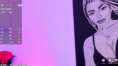 Angela online show from 01-22-25, 08:51