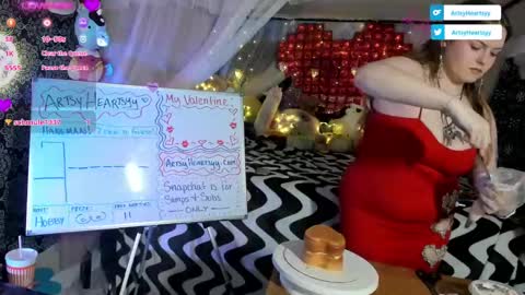 ArtsyHeartsyy online show from 02-15-25, 03:20