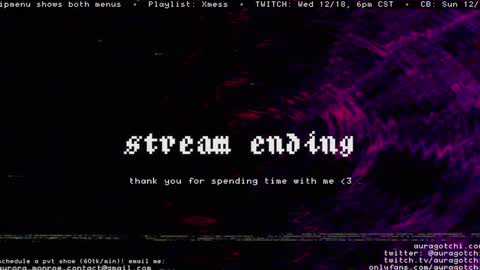 Aurora  Aura online show from 12-15-24, 05:02