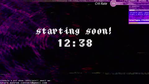 Aurora  Aura online show from 01-13-25, 03:23