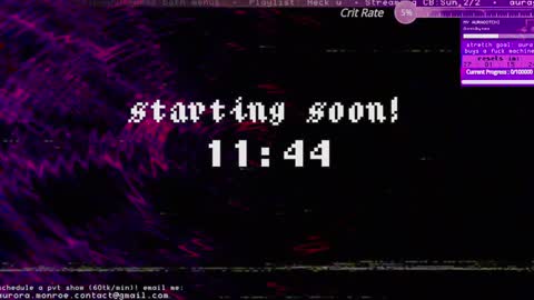 Aurora  Aura online show from 02-02-25, 03:43