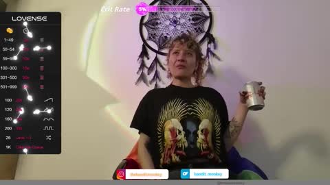 Snapshot of bandit_monkey chatting on 10-20-25, 02:12 V E R O N I C A online show from 10-20-25, 02:12