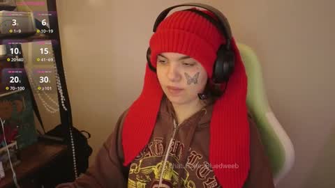 Snapshot of bluedweeb chatting on 02-15-26, 04:42 Blue online show from 02-15-26, 04:42