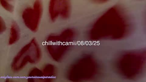 Snapshot of chillwithcamii chatting on 03-08-25, 08:57 yoursensualparadise online show from 03-08-25, 08:57