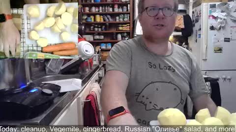 Snapshot of cookieliquor chatting on 12-27-24, 01:18 Cookie - I do cooking streams occasionally. Next stream  online show from 12-27-24, 01:18