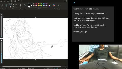 Denzel King3 online show from 10-22-25, 09:47