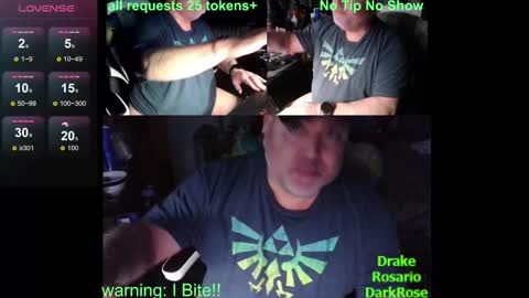 Snapshot of drake_r_darkrose chatting on 01-13-25, 03:45 Drake D Vamp aka Drake DarkRose online show from 01-13-25, 03:45