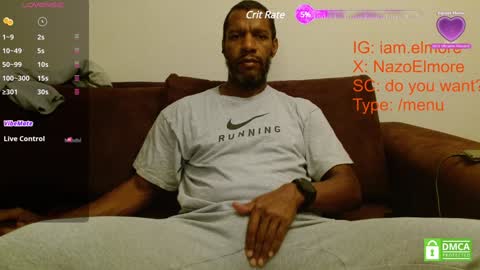 My name is Elmore. Please say hello I like to chat with you. If you have requests or dirty talk please use tip online show from 01-26-25, 03:48