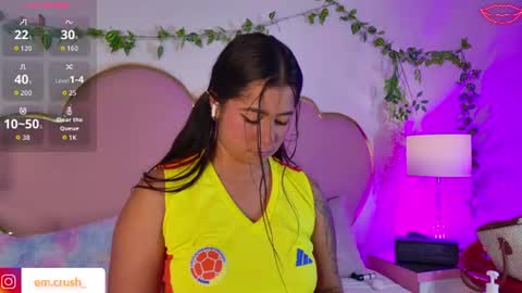 Snapshot of emmacrush chatting on 06-23-26, 11:14 Welcome Im yosein Your love is my passion activate it with your tips and enjoy with me online show from 06-23-26, 11:14